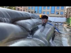 Geoextile tecido ensaca a força de alta elasticidade para a lama que seca sacos de Geotube