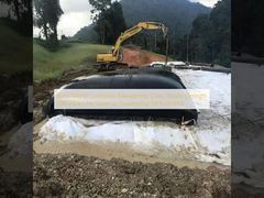 Tubos de desidratação geotêxtil Preto/AREIA Resistência à tração 200/200kn para desempenho superior de desidratação