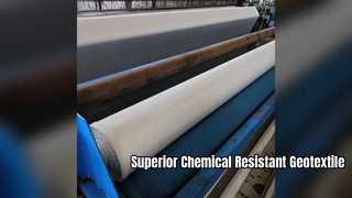 Geotêxtil tecido resistente a produtos químicos para ambientes agressivos