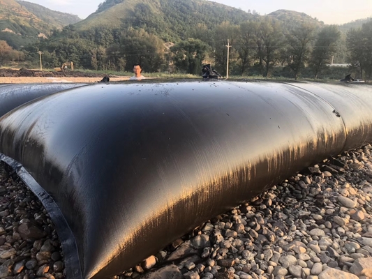 Geotubo geotêxtil resistente a rasgos Tubo de desidratação Geobag Geotubos