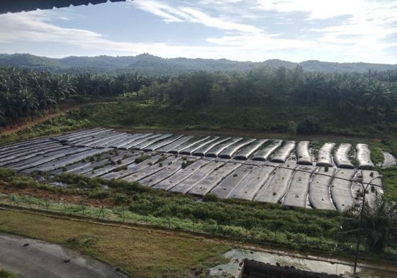 SACOS FILTRANTES de 0,4mm de Abertura em Preto/AREIA para Filtração Pesada em Aplicações Industriais