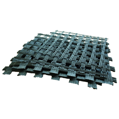 Fibra de vidro estável alta Geogrid para o reforço da terraplenagem das inclinações 100kn Geogrid