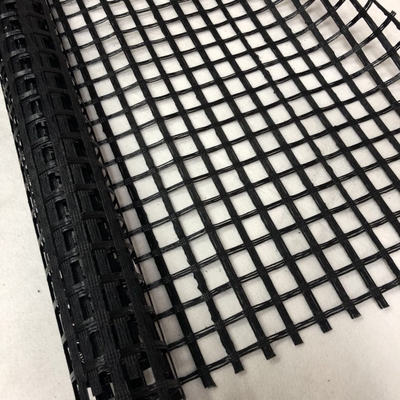 Estabilização à terra Mesh Fiberglass Geogrid Alkali Resistant do pavimento do cimento
