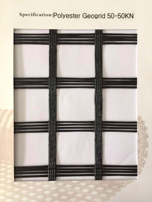 Estabilização à terra preta Mesh Fiberglass Geogrid para o pavimento do cimento