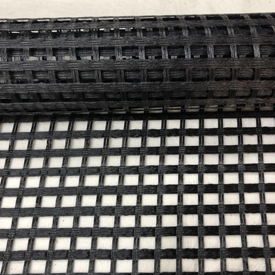 Estabilização à terra preta Mesh Fiberglass Geogrid para o pavimento do cimento