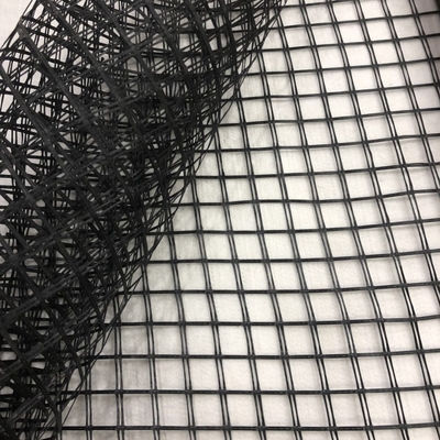 Fibra Geogrid do basalto dos PP para o alcaloide da estrada de ferro 200m resistente