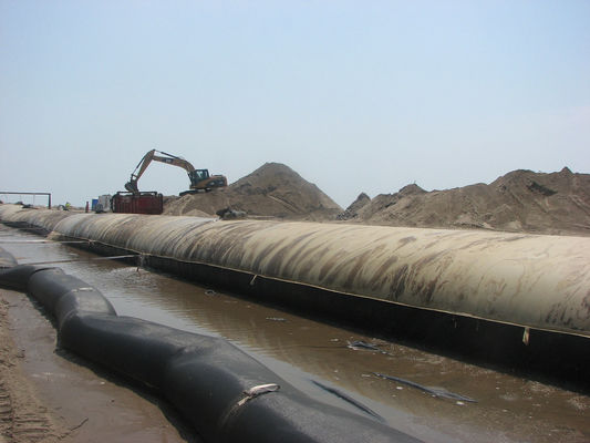 Resistência à Tração 130130kn Tubos de Desaguamento Geotêxtil Preto AREIA Comprimento 505m Solução Durável para Aplicações Industriais de Desaguamento