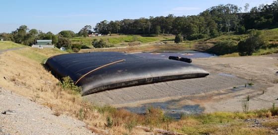 Saco para desidratação de lodo geotube tubo geotêxtil de proteção contra erosão de banco