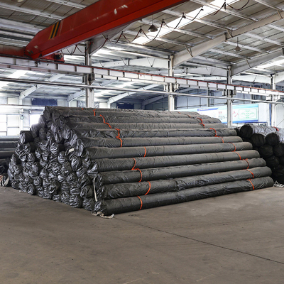 Forro de geomembrana HDPE de resistência à tração de 15MPa com 2,0-3,0% de conteúdo de negro de fumo