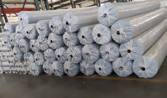 Poliéster de polipropileno tecido de resistência à tração geotêxtil 50KNm 1200KNm concebido para reforço de solos pesados e controlo da erosão