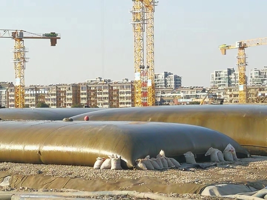 Tubos de desaguamento de geotextil de superfície lisa para desaguamento de lodo de esgoto