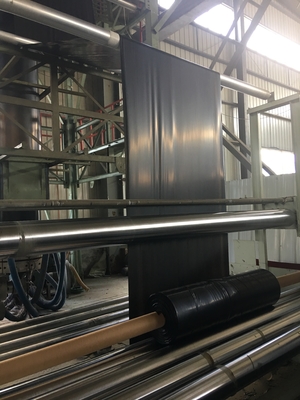 Conteúdo de preto de carbono 2,0-3,0% Resistência à ruptura ≥ 25KN/m alongamento na ruptura ≥ 700% HDPE Geomembrane Liner para a indústria de mineração