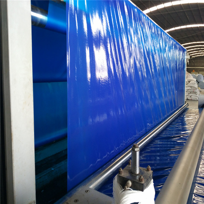 Operação de descarga azul do forro 1.5mm de Geomembrane do HDPE da piscina