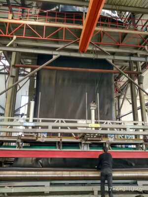 Índice de oxigénio de pelo menos 30% geomembrana de HDPE projetada para desempenho em condições adversas vida útil superior a 10 anos