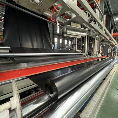 0.5mm Geomembrana de PEAD Lisa Alta Resistência à Tração Impermeável para Barragem e Reservatório