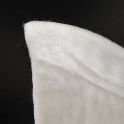 Geotextil não tecido de filamentos contínuos de longa duração para suporte de infraestruturas de pista de aeroportos