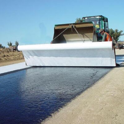 Boa Filtragem Ecológica 150g 200g 300g PET Fibra Longa Agulhado Não Tecido Geotêxtil para Proteção de Encostas Costeiras