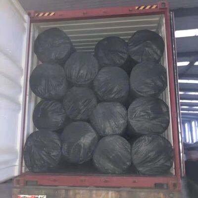 Agulha de fibra curta de poliéster perfurada Geotextil não tecido para reforço de pavimento