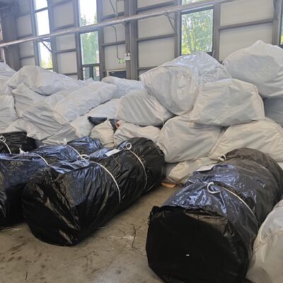Tubos de desaguagem de geotextil tecidos de precisão para gestão de rejeitos de processamento de minerais
