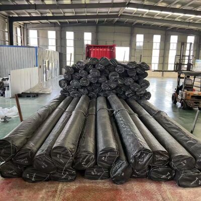 Barreira de gás de revestimento de geomembrana de polietileno HDPE de alta densidade para mitigação de metano em fundações