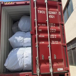 Tubos de desaguamento de geotextil tecidos resistentes a altas temperaturas para desaguamento de lodo de óleo de palma