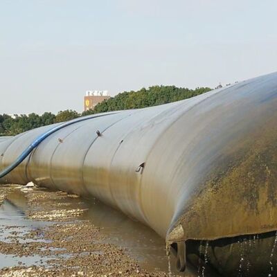Tubos de desaguamento de geotextil tecidos resistentes a altas temperaturas para desaguamento de lodo de óleo de palma