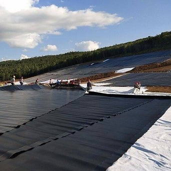 Forro de geomembrana HDPE para reservatórios de armazenamento de água agrícola