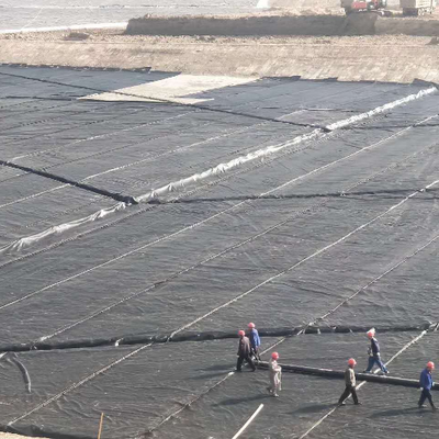 Forro de geomembrana HDPE para reservatórios de armazenamento de água agrícola