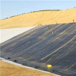 Forro impermeável da geomembrana do HDPE da barreira para lagoas industriais do produto químico e das águas residuais