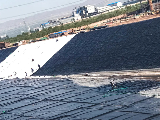 Forro preto protegido UV da geomembrana do HDPE para a construção artificial do lago