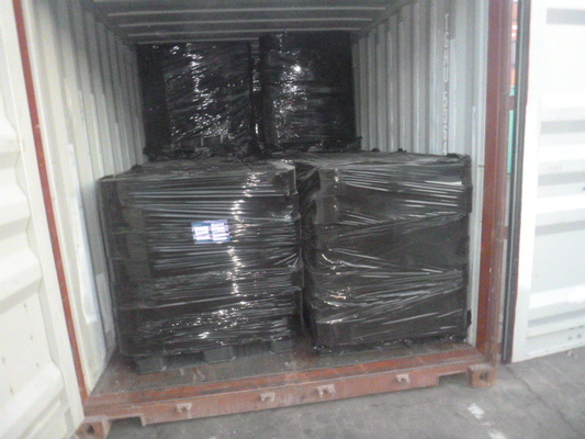 A estabilização verde preta do cascalho de Geocell do HDPE perfurou