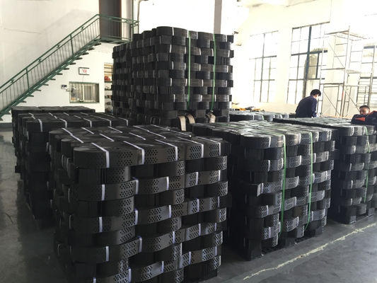 A estabilização verde preta do cascalho de Geocell do HDPE perfurou