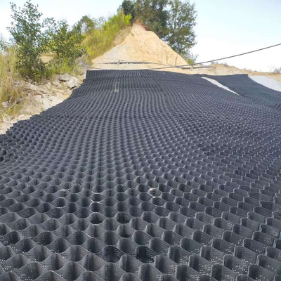 Grade padrão do cascalho do favo de mel da altura de Geocell 50mm do HDPE de ASTM