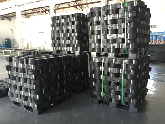 Textured e perfurado cobrir o HDPE Geocell da grade para a construção de estradas