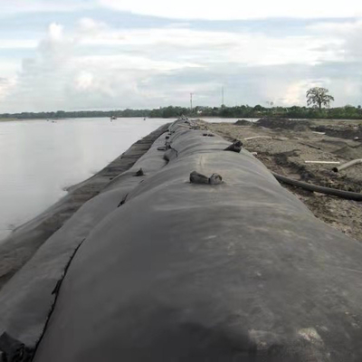 PP tecidos para enlamear sacos de filtro para secar Marine Construction Shoreline Restored