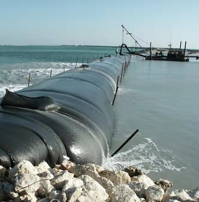PP tecidos para enlamear sacos de filtro para secar Marine Construction Shoreline Restored