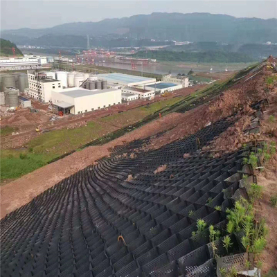 Deformação de Geocell da entrada de automóveis plástica de Geocell do HDPE da estabilização anti