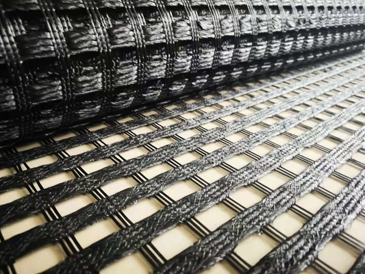 reforço Geogrid do solo de 50m para a força de alta elasticidade da estabilização da estrada