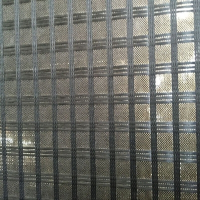 Estabilização à terra Mesh Fiberglass do pavimento preto do cimento