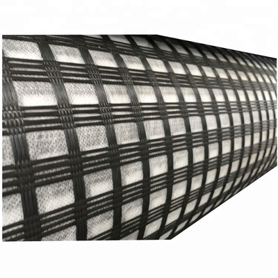 Excelente resistência UV Fibra de vidro Geogrid para construção de estradas 1m-6m Largura 12-50mm Tamanho da grade