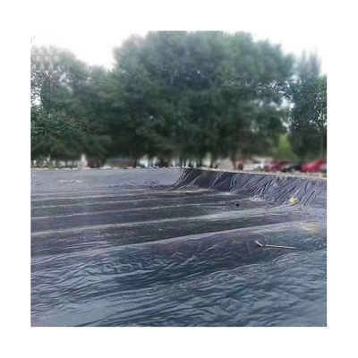 Forro resistente tecido preto de Plasitc do forro do LDPE Geomembrane da piscicultura