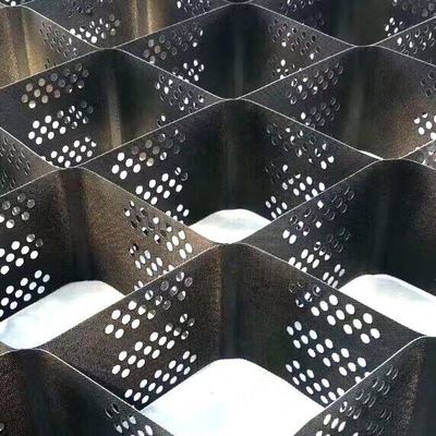 Grelha de terra de geocélula resistente à corrosão e a produtos químicos concebida para estabilização do solo e das rochas em sistemas de controlo da erosão
